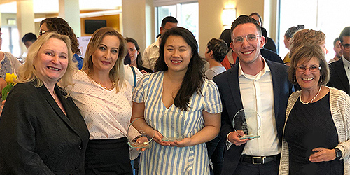 Jane Binger, Jourjina Alkouri, Anh Diep, Craig Ennis and Marjorie Zatz